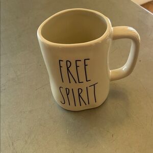 Rae Dunn Free Spirit White Mug